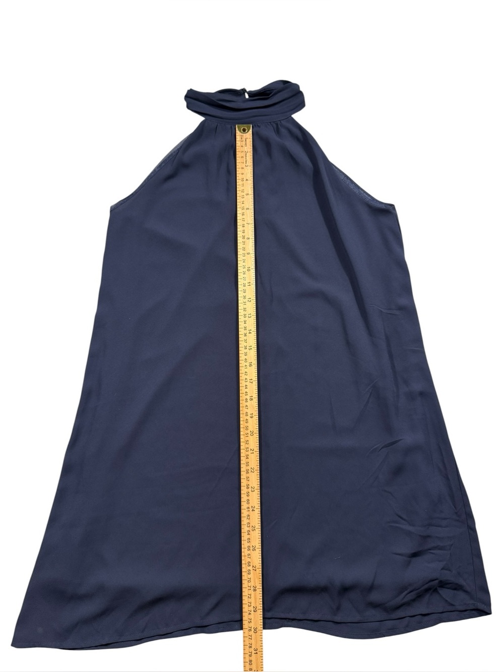 New Lush Small Navy Halter Neck Swing Dress Wedding Guest Graduation Cocktail - Picture 10 of 11